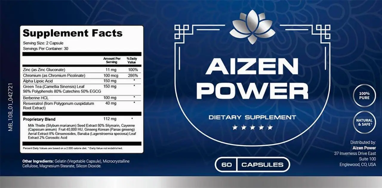 Aizen-Power-Ingredients-List
